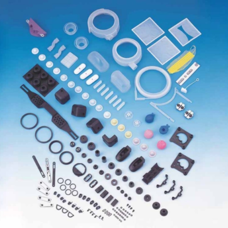 Der hohen Temperatur beständiger zusammengesetzter Rohstoff des Silikon-Elastomer-MVQ für die Gestaltung und Verdrängung