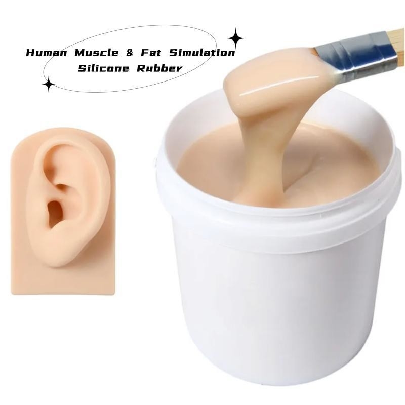 menschlicher Muskel 4.0Mpa und fetter Simulations-Elastomer-Silikonkautschuk für die künstliche Glied-Herstellung