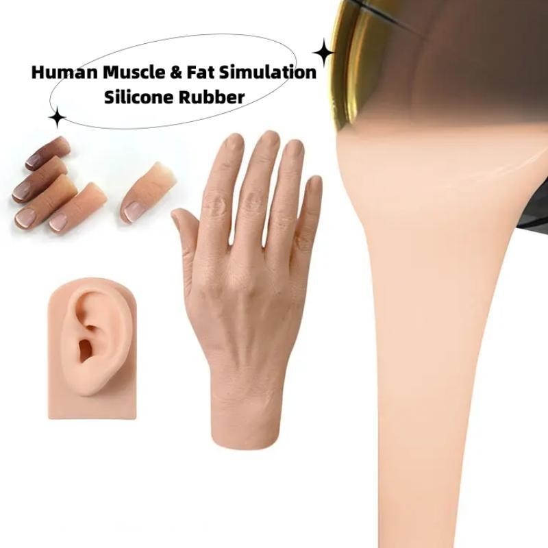menschlicher Muskel 4.0Mpa und fetter Simulations-Elastomer-Silikonkautschuk für die künstliche Glied-Herstellung
