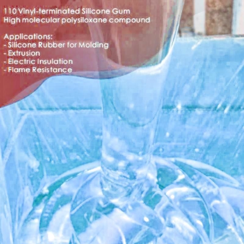 Farbloses Vinyl beendetes Hochmolekular-Polysiloxane Mittel 110 112 VMQ MVQ